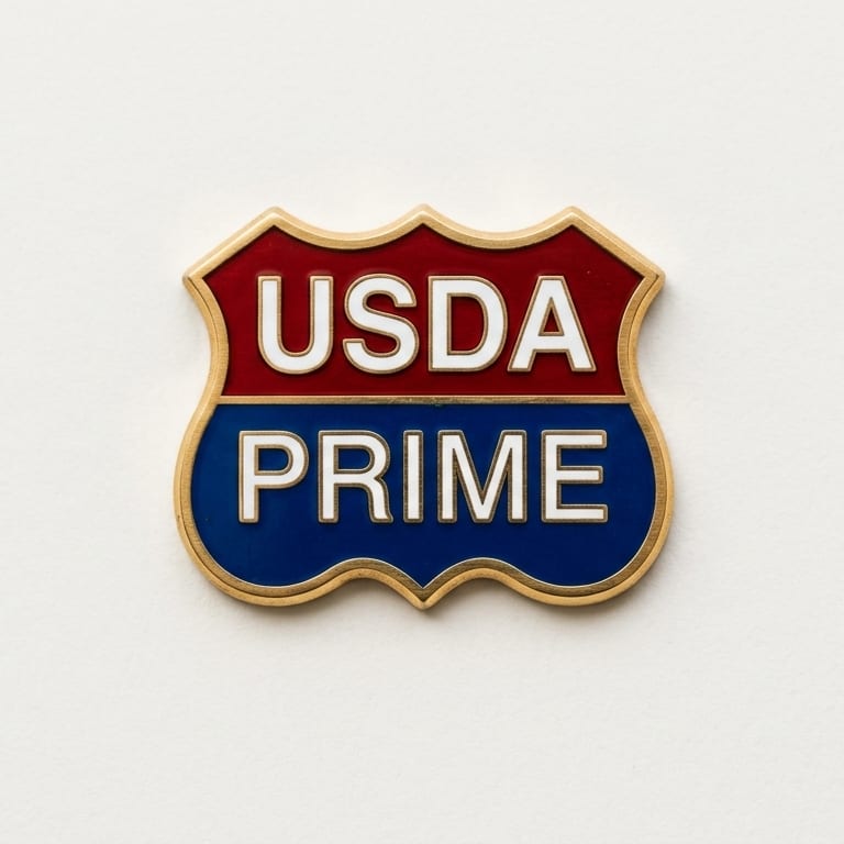 We Serve Only USDA Prime Beef